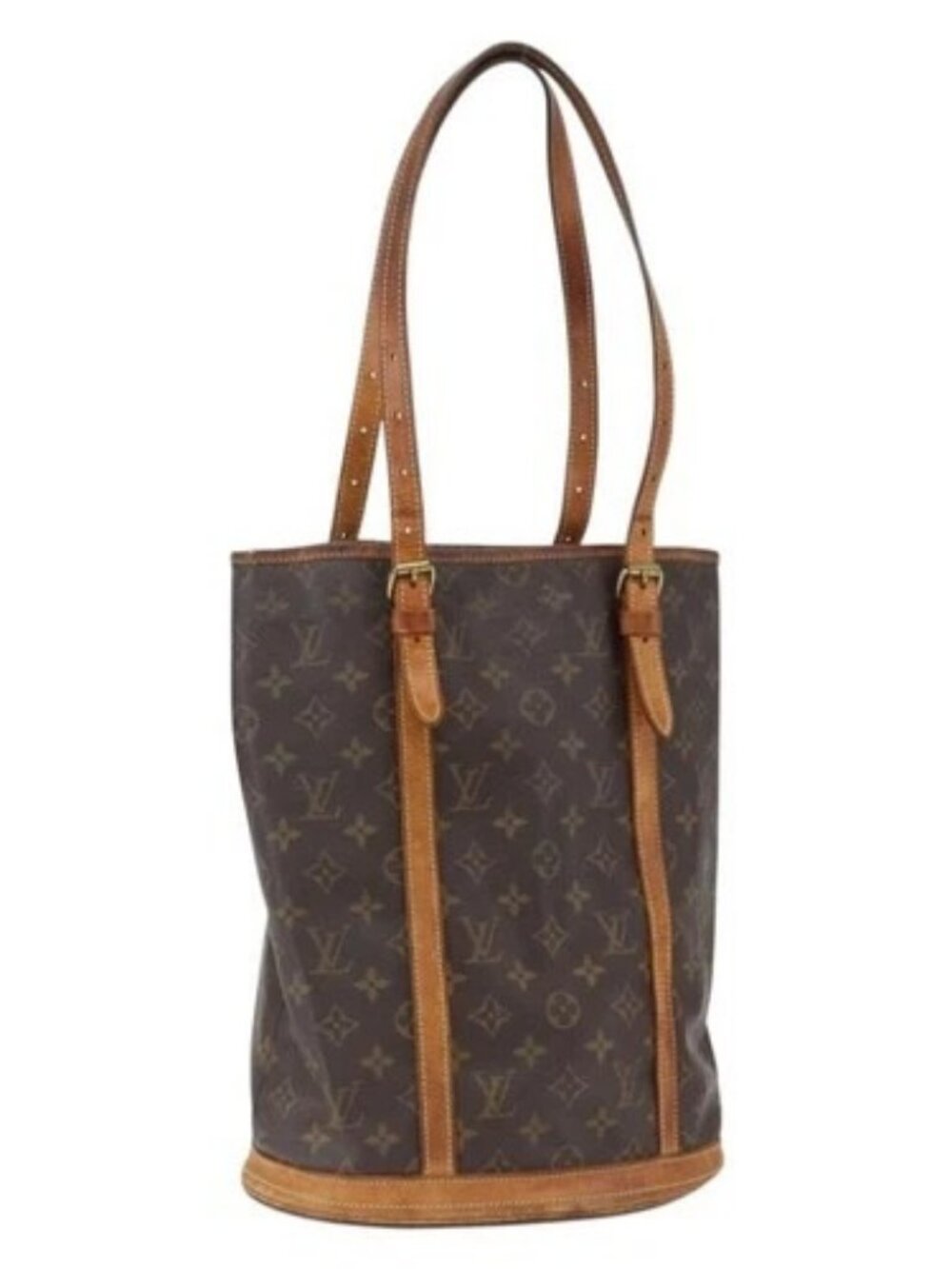 LOUIS VUITTON Monogram Bucket GM Shoulder Bag M42236 LV Auth 173591
